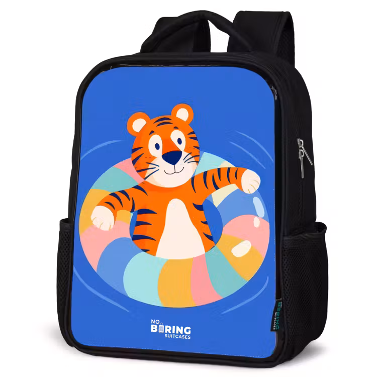 Kids backpack - Black - Tiger - Swimming Band - Water — 6