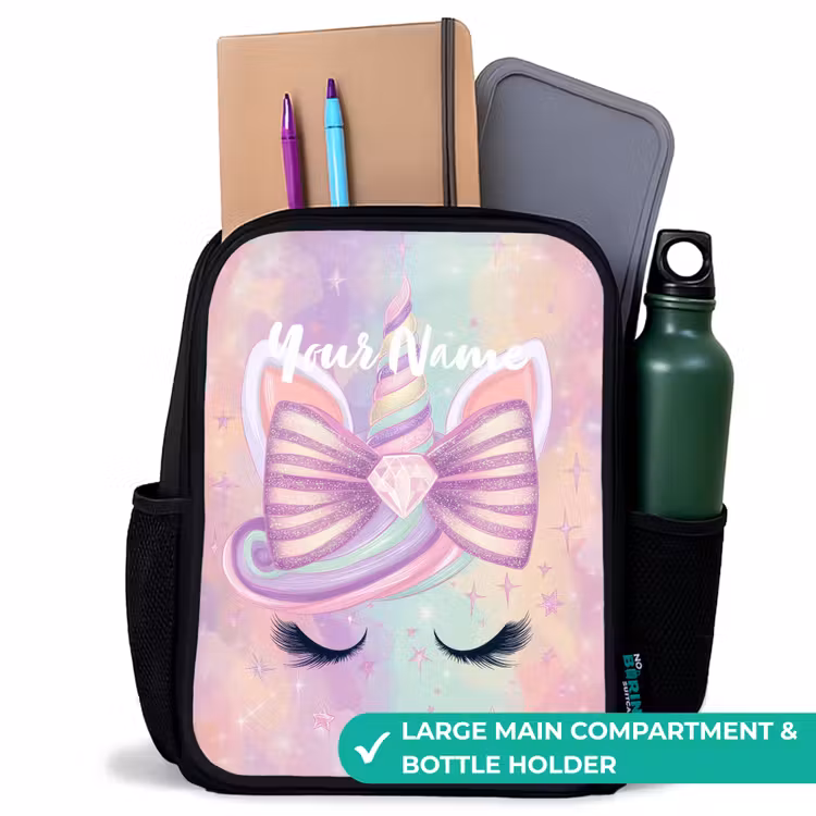 Kids backpack - Black - Unicorn — 10