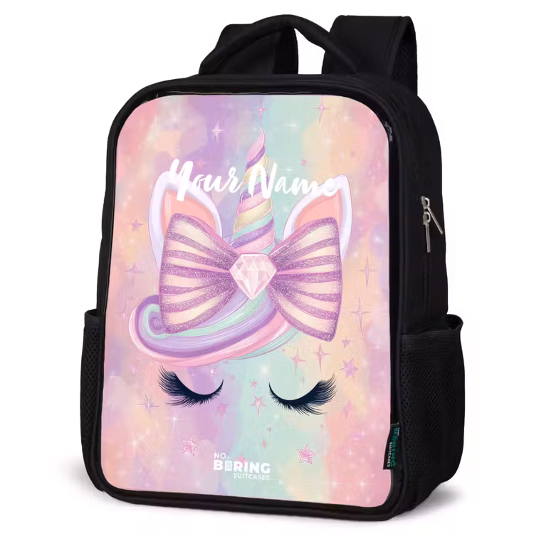 Kids backpack - Black - Unicorn — 6