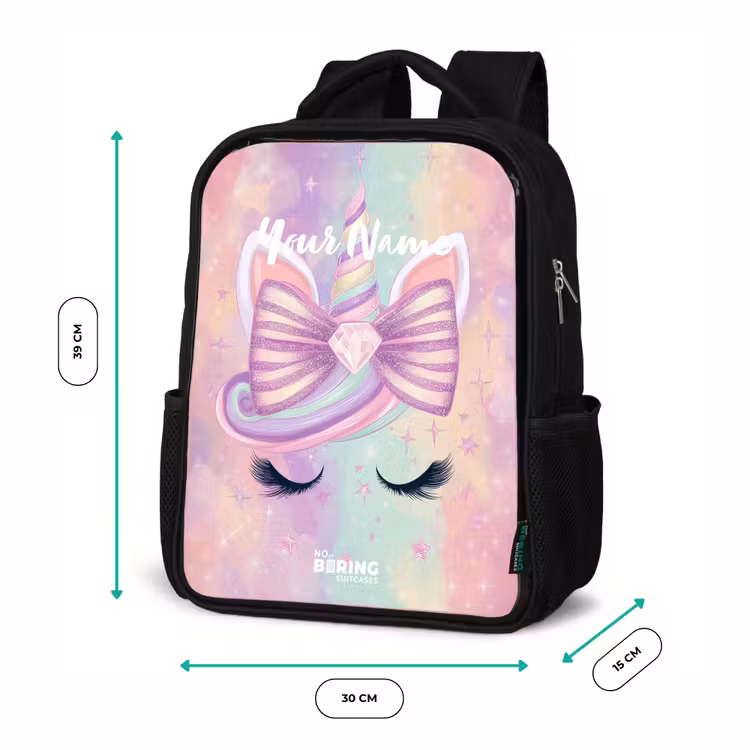 Kids backpack - Black - Unicorn — 8