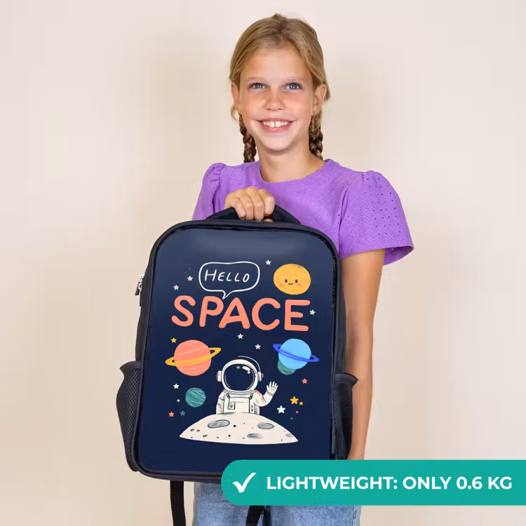 Kids backpack - Black - Astronaut - Space - Planets — 9