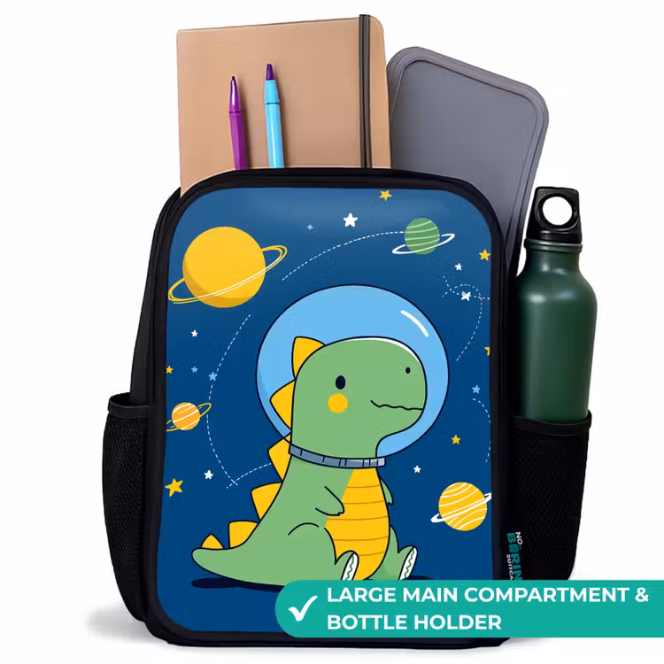 Kids backpack - Black - Dino - Space - Planets — 10