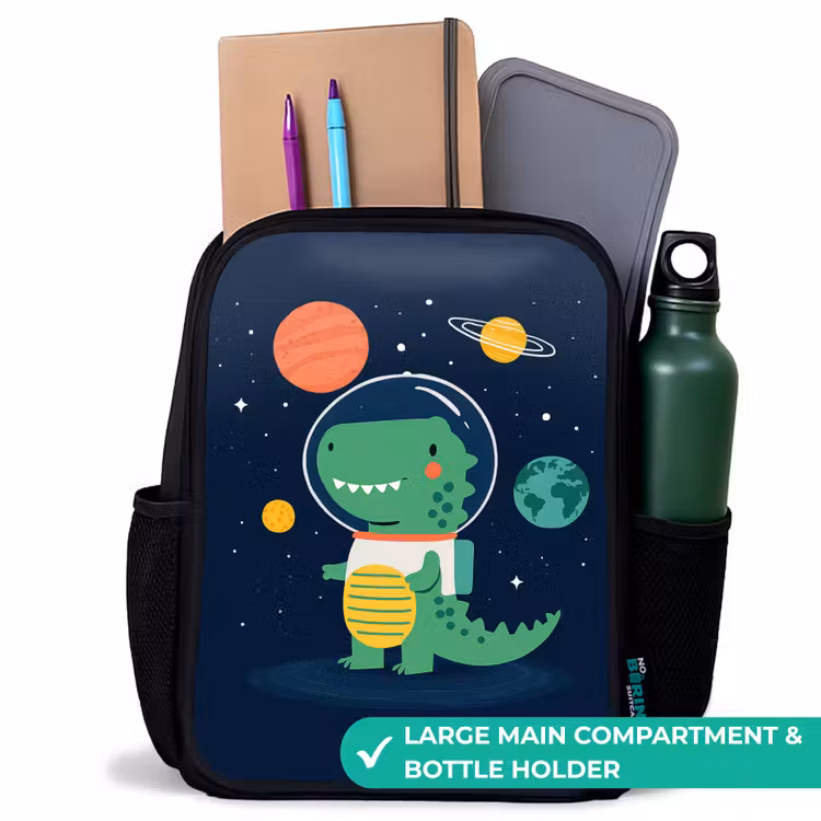 Kids backpack - Black - Dino - spacesuit - Planets — 10