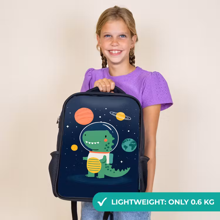 Kids backpack - Black - Dino - spacesuit - Planets — 9