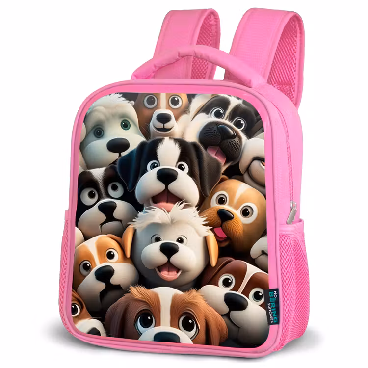 Kids backpack - Pink - Barking Bunnies — 4