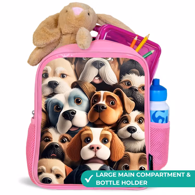 Kids backpack - Pink - Barking Gang — 2