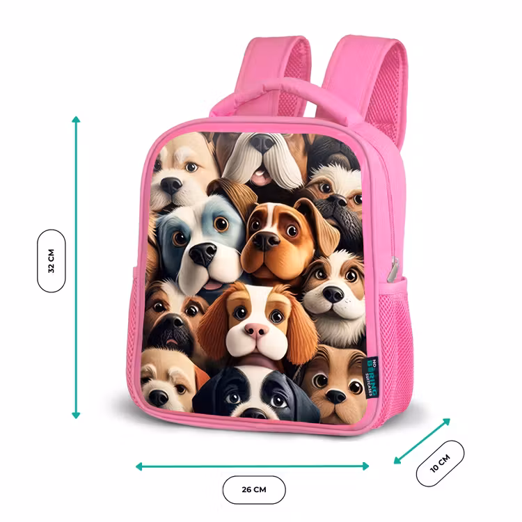 Kids backpack - Pink - Barking Gang — 3