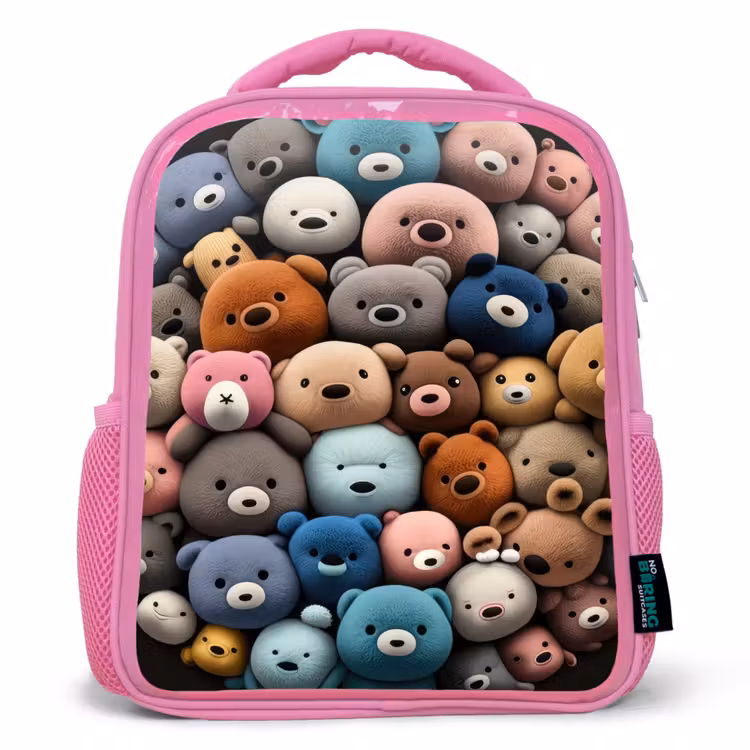 Kids backpack - Pink - Bear party — 1