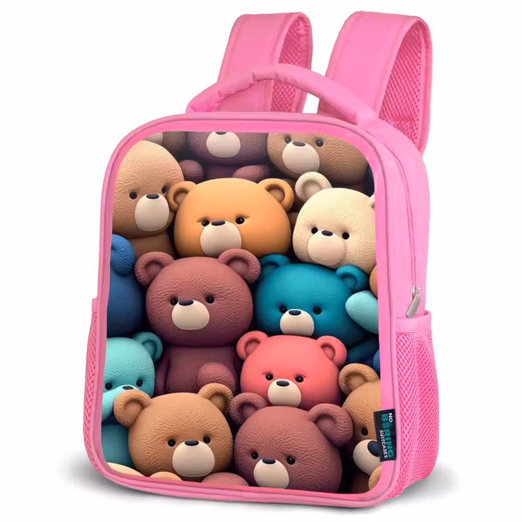 Kids backpack - Pink - Bears Bonanza — 4