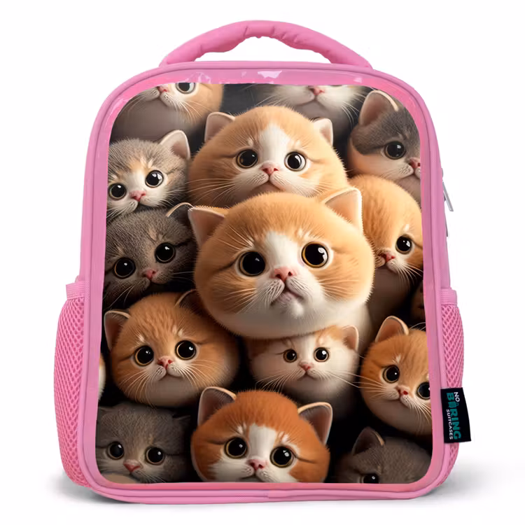 Kids backpack - Pink - Cuddle Cats — 1