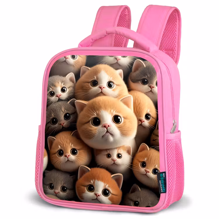Kids backpack - Pink - Cuddle Cats — 4