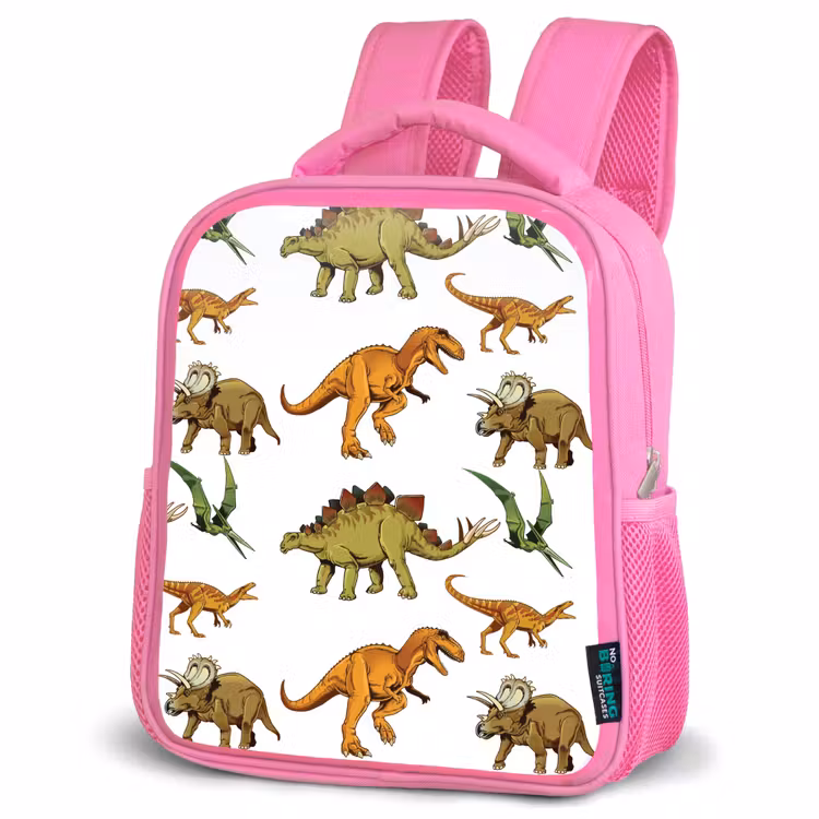 Kids backpack - Pink - Dinosaur - Drawing - Kids - Kids - Kids. — 4