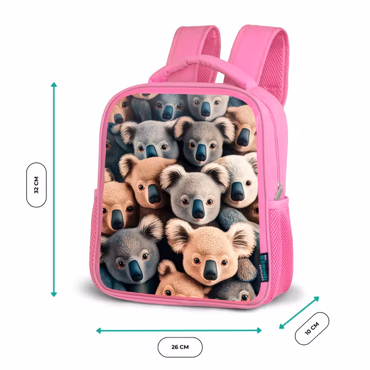 Kids backpack - Pink - Koala Caprioles — 3