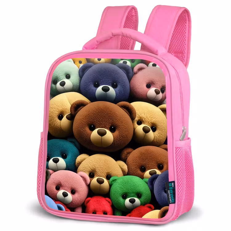 Kids backpack - Pink - Pied Bear Gang — 4