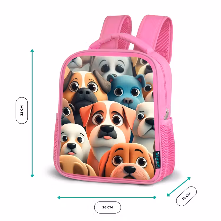 Kids backpack - Pink - Rabies — 3