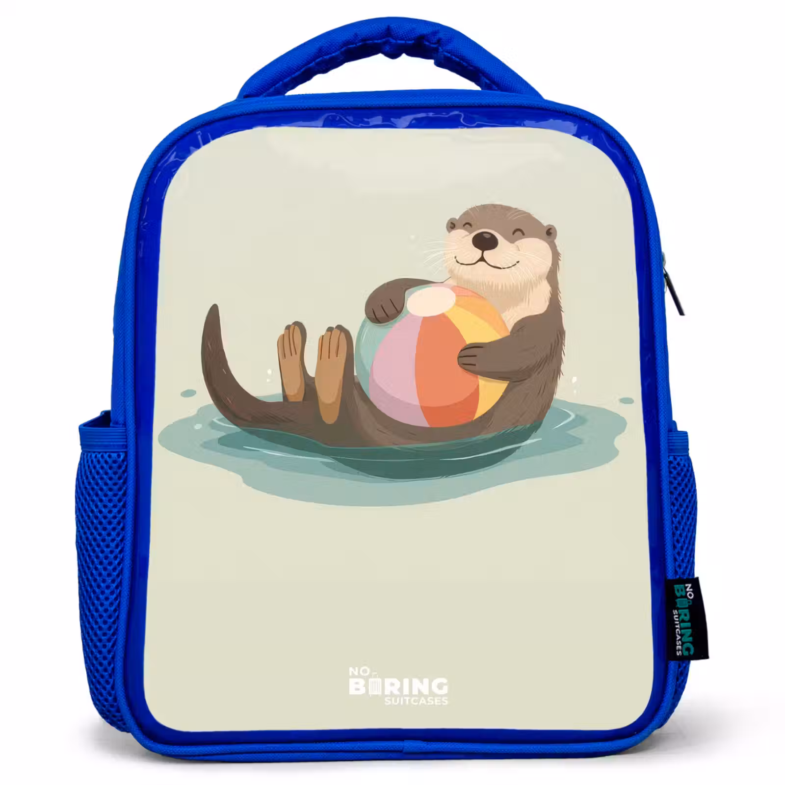 Kids backpack - Blue - Otter - Beach Ball - Water — 1