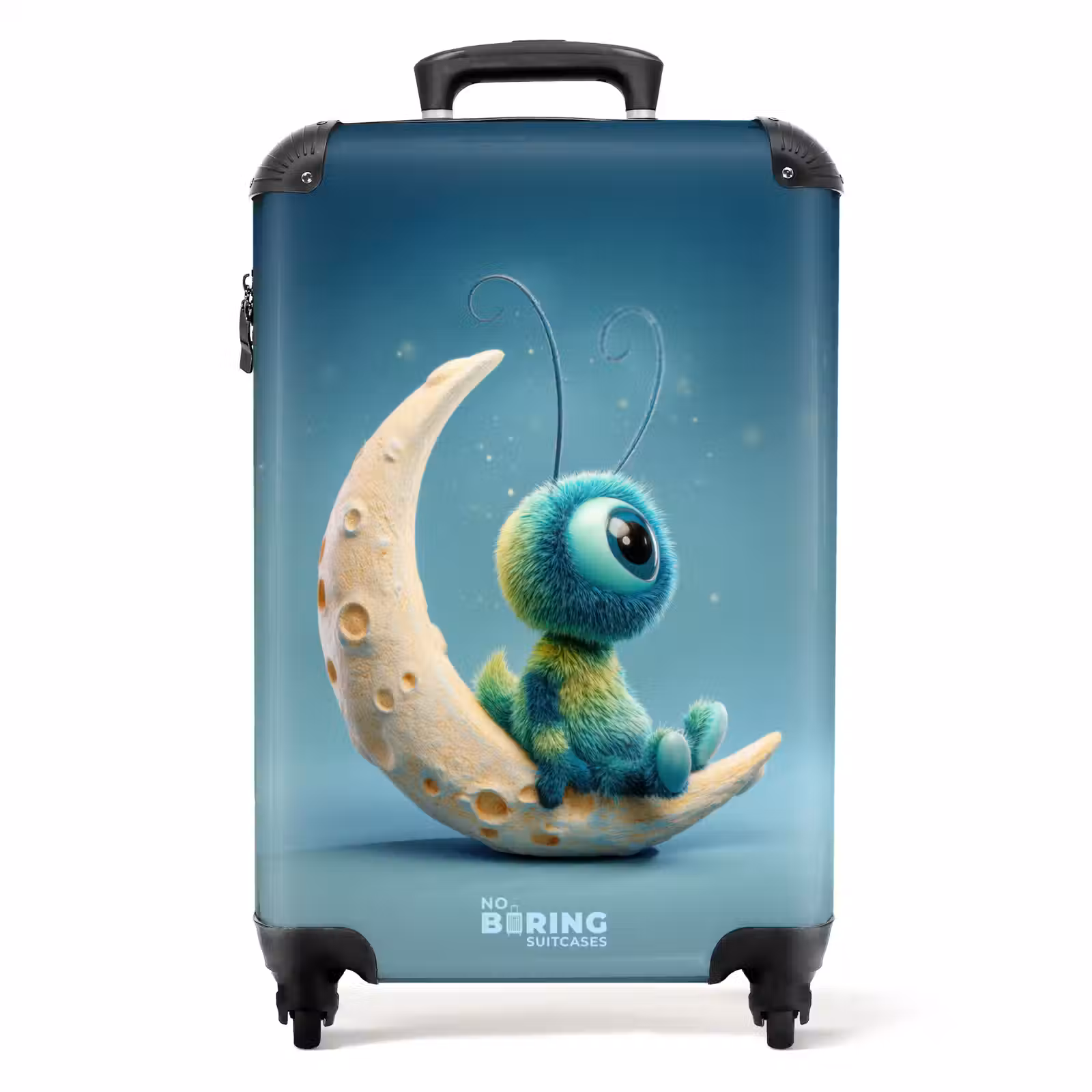 Suitcase - Blue monster on the moon — 1