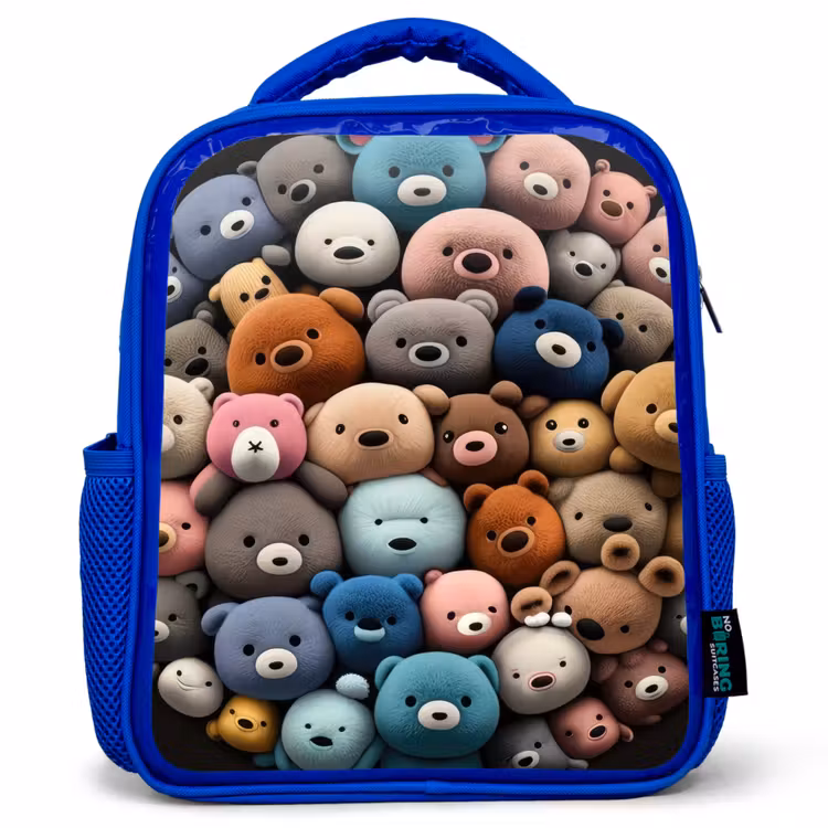 Kids backpack - Blue - Bear party — 1
