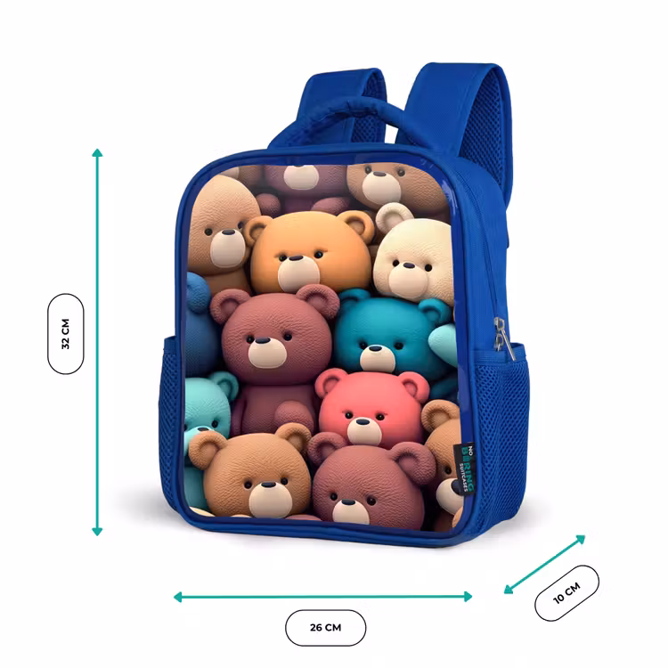 Kids backpack - Blue - Bears Bonanza — 6