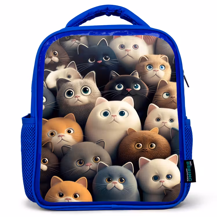Kids backpack - Blue - Cattiness — 1