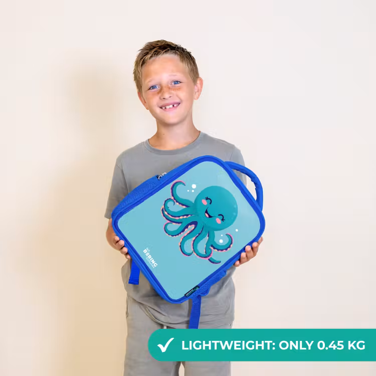 Kids backpack - Blue - Octopus - Water - Blue — 3