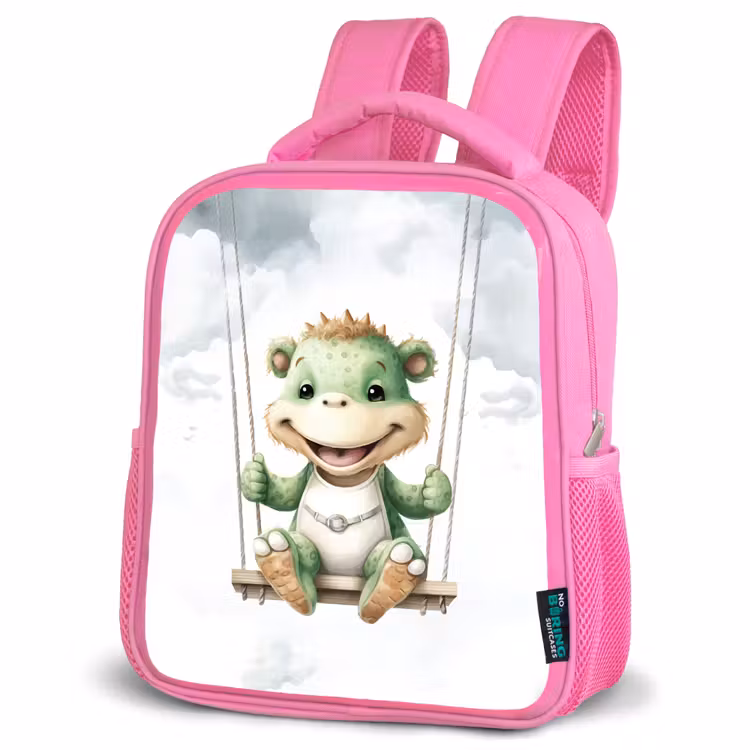Kids backpack - Pink - Dragon - Baby animal - Children — 4