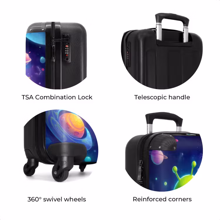 Suitcase - Alien and astronaut in space — 8