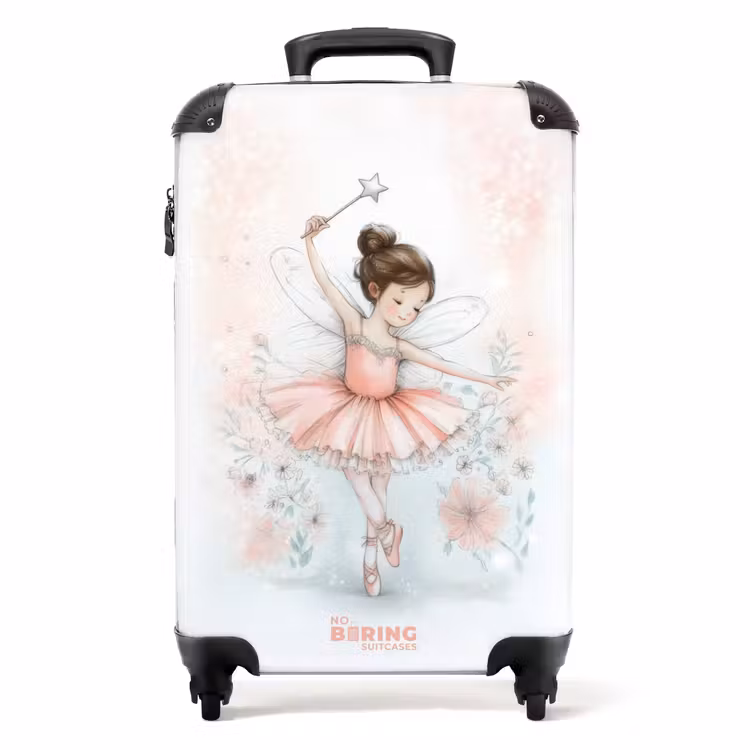 Suitcase - Ballerina fairy on pointe — 1