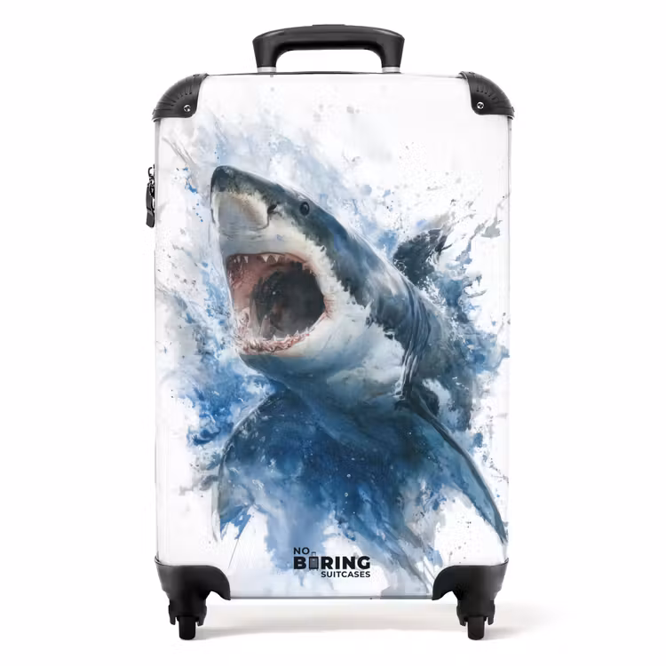 Suitcase - Big shark out of the water — 1