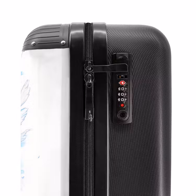 Suitcase - Blue fairy with wings — 6