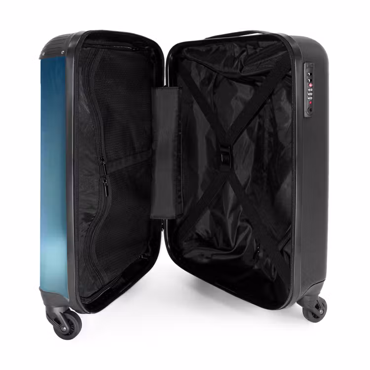 Suitcase - Blue monster on the moon — 5