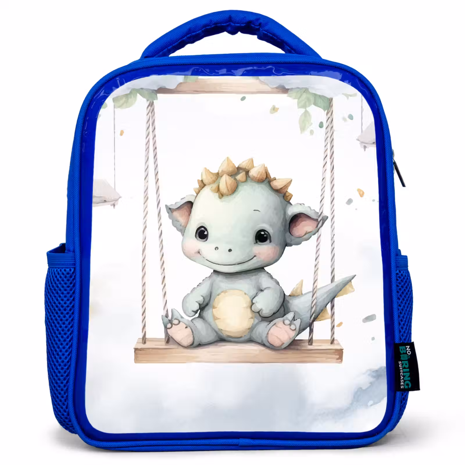 Kids backpack - Blue - Dragon - Baby animal - Children — 1