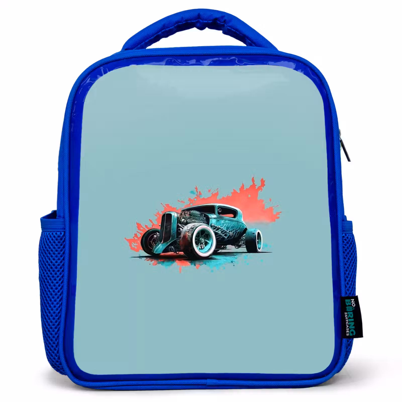 Kids backpack - Blue - Hotrod turquoise — 1