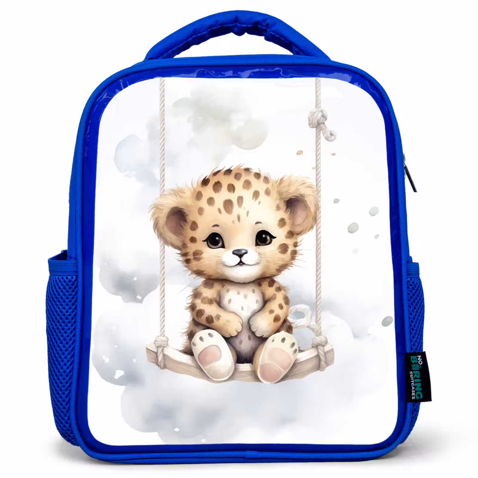 Kids backpack - Blue - Leopard - Animal - Children — 1