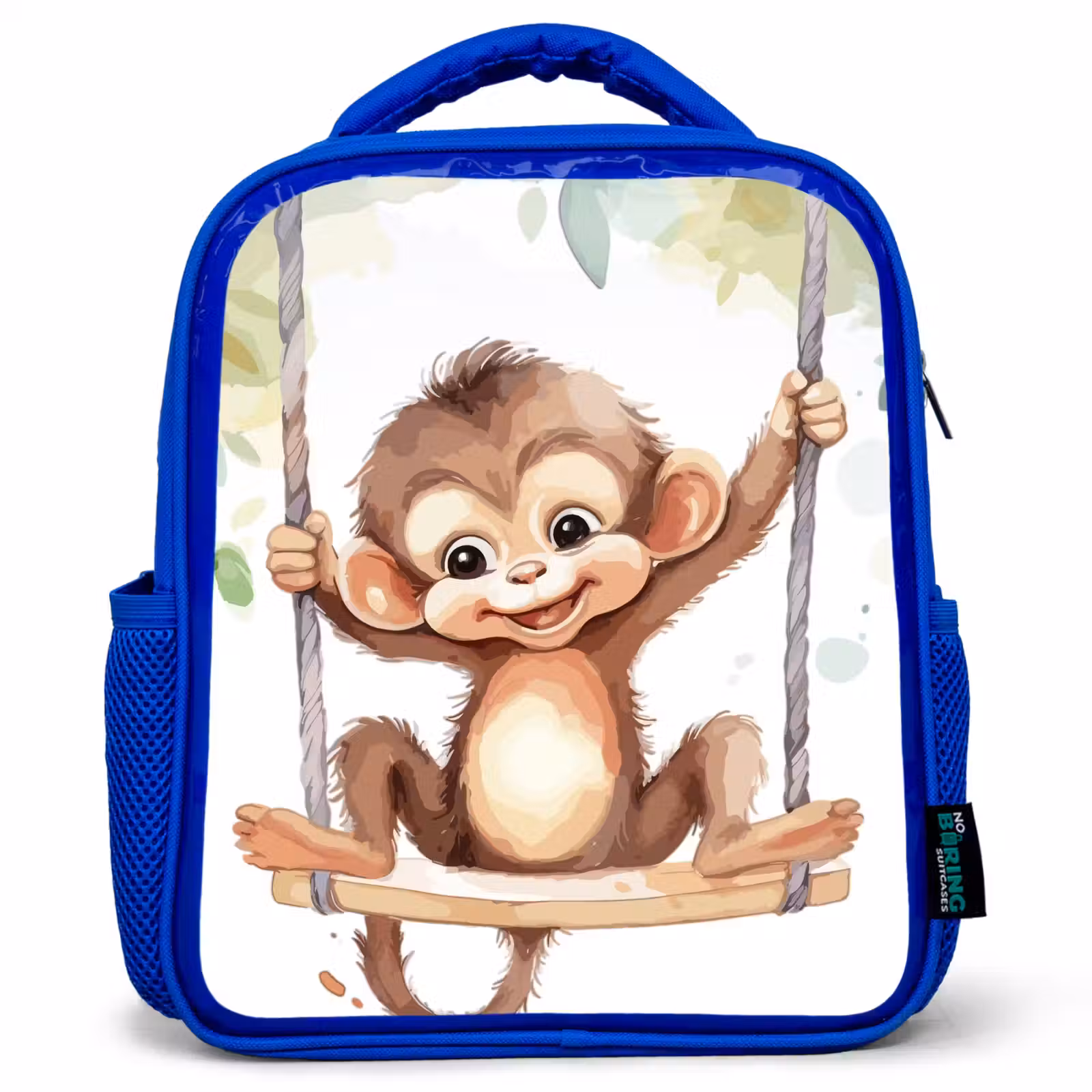 Kids backpack - Blue - Monkey - Animal - Children - Jungle — 1