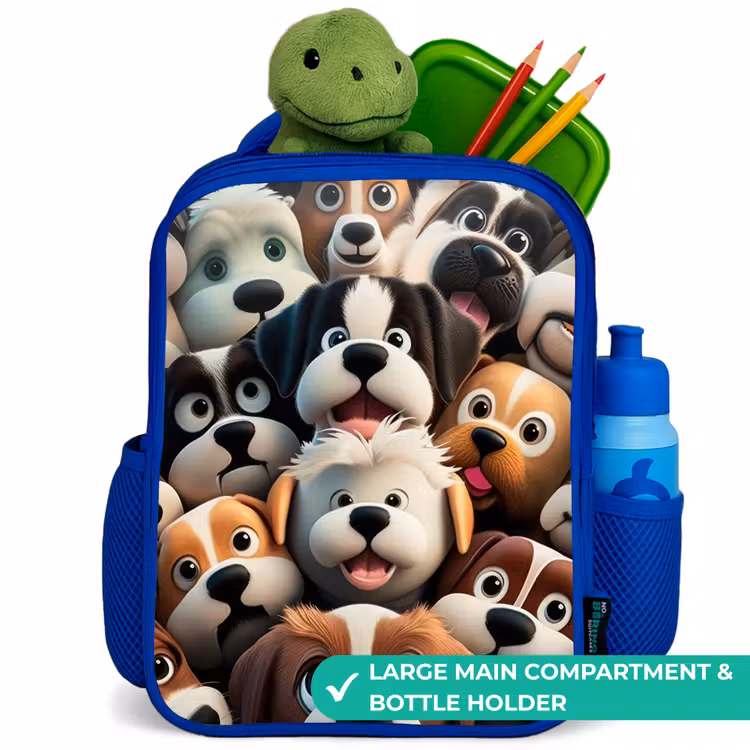 Kids backpack - Blue - Barking Bunnies — 5
