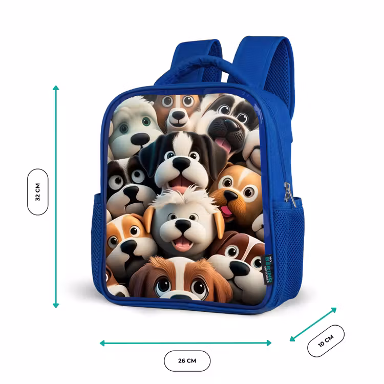 Kids backpack - Blue - Barking Bunnies — 6