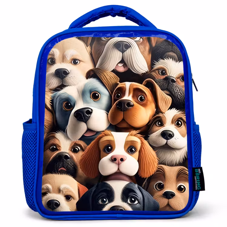 Kids backpack - Blue - Barking Gang — 1