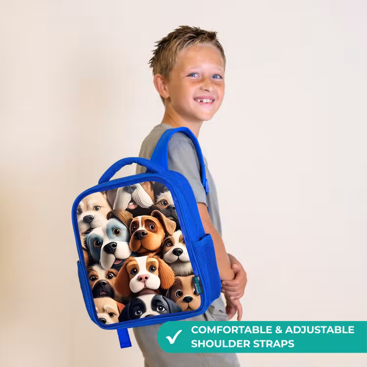 Kids backpack - Blue - Barking Gang — 4