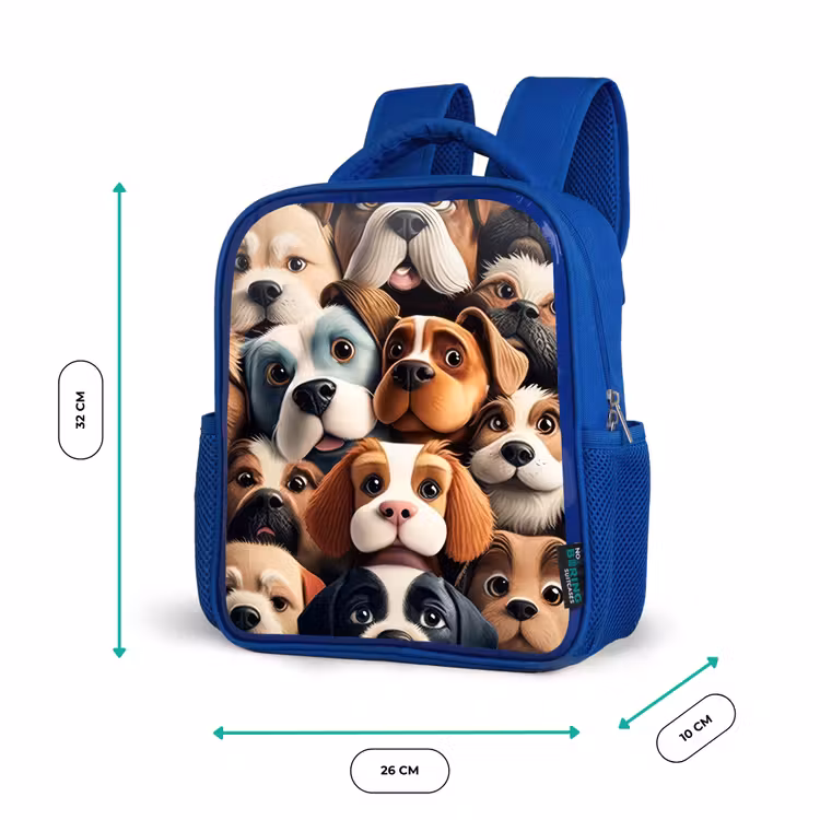Kids backpack - Blue - Barking Gang — 6