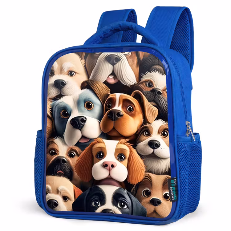 Kids backpack - Blue - Barking Gang — 7