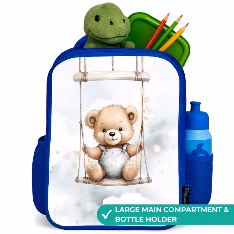 Kids backpack - Blue - Bear - Baby - Animal - Children — 5