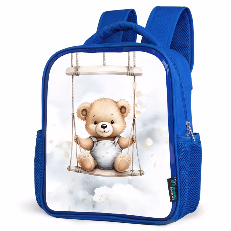 Kids backpack - Blue - Bear - Baby - Animal - Children — 7