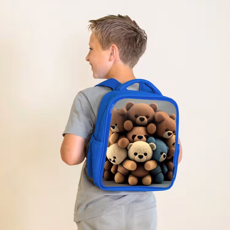 Kids backpack - Blue - Cuddle Bears — 2