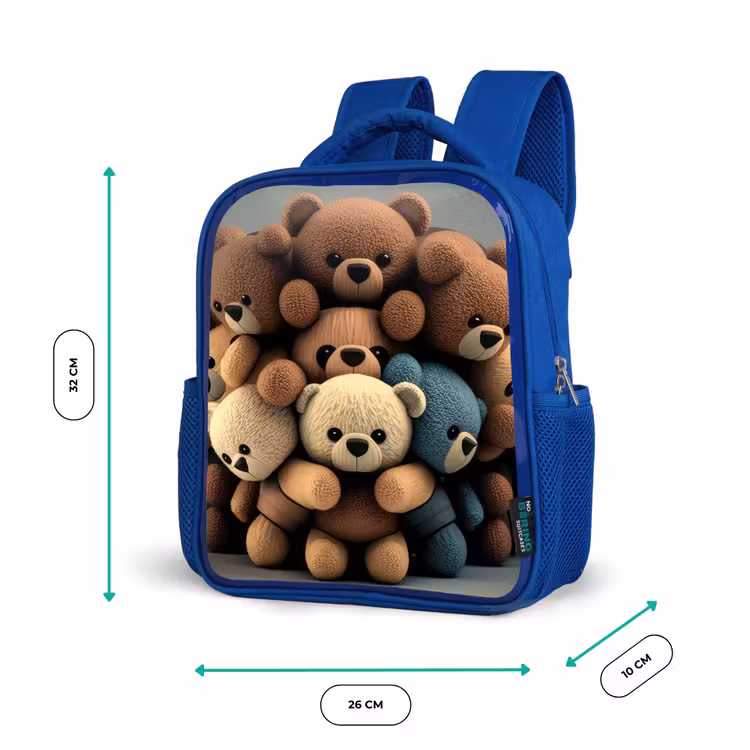 Kids backpack - Blue - Cuddle Bears — 6