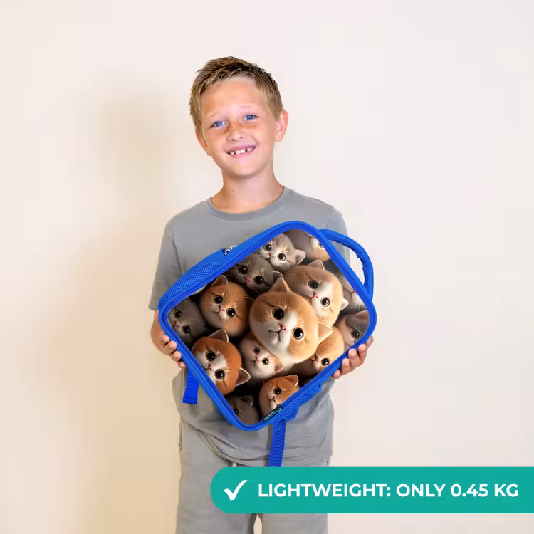 Kids backpack - Blue - Cuddle Cats — 3
