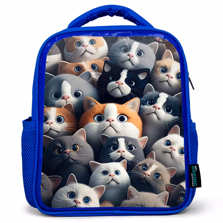 Kids backpack - Blue - Cuddly Snouts — 1