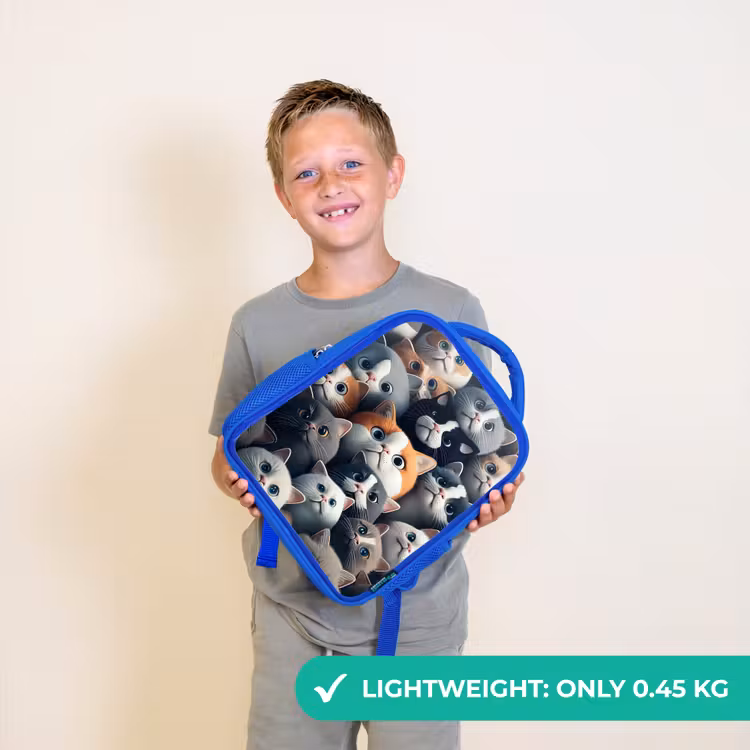 Kids backpack - Blue - Cuddly Snouts — 3