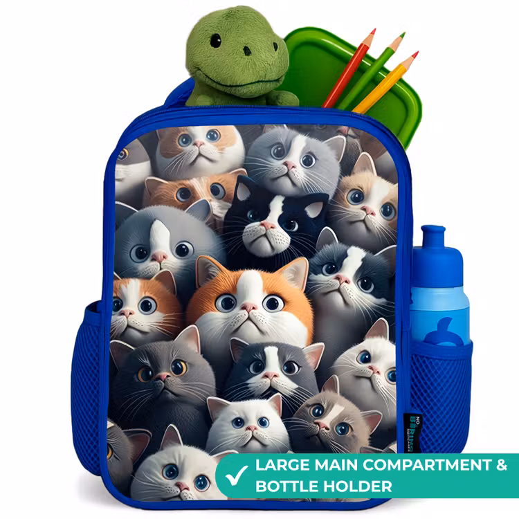 Kids backpack - Blue - Cuddly Snouts — 5
