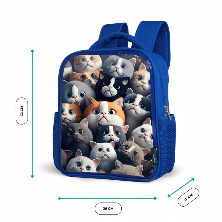 Kids backpack - Blue - Cuddly Snouts — 6